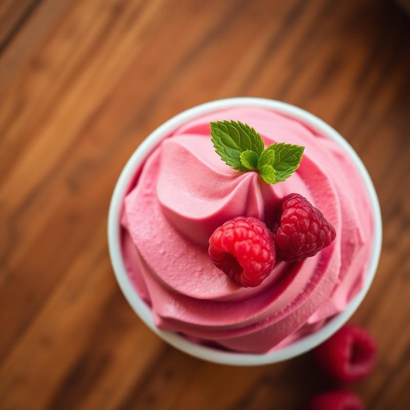 Very Raspberry frozen yogurt